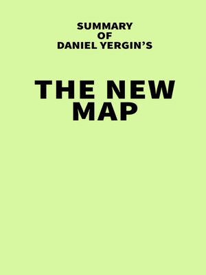 cover image of Summary of Daniel Yergin's the New Map